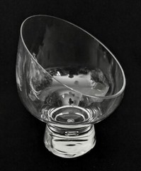 (4) Kosta Boda ~ PIPPI / PIPPA ~ Tilted Whiskey Glasses / Brandy Snifters