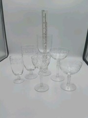 Vintage Fostoria Holly Clear Crystal Glasses 1942-1980 (Pick And Choose)