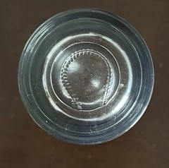 Heavy Base Highball Glass 12-14oz Baseball Stitch Bottom Barware Collins