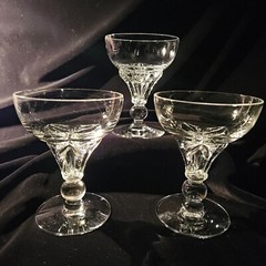 Tiffin-Franciscan CELLINI Champagne Coupe Glasses Hand Blown Crystal Vintage – 3