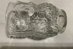 Libbey Vintage Owl Shaped Tumbler Glass 1970s Clear Glass 4.5 Inch EUC 10oz