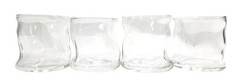 Set of 4 Ethnik Living Skal 11.5oz. Water Glasses Cups