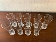 21 Sorcy Cristal Daum France Champagne Flutes, Each Price