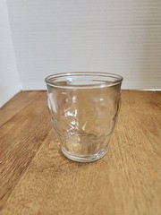 VINTAGE Anchor Hocking Clear Bubble Glass Juice Tumbler Jelly Jar