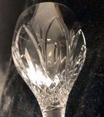 Atlantis Crystal Chartres White Wine Glasses Vertical Arches 6.25″ SET FOUR (4)