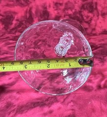 Fostoria Clear (Dimple Optic) Champagne/Tall Sherbert 5 3/8”