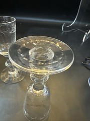 hawkes cut crystal Patricia Set Of 2 Cordial Glasses 4 3/8 In