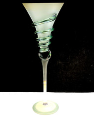 Art Glass Goblet Signed Don Art