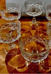 Vintage Crystal D’ Argues -Durand Pompadour Champagne/Sherbet Glass/Coupe