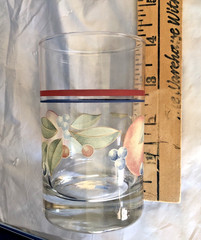 Corelle Coordinates Abundance Fruit Set of 5 Juice Glasses Corning 6/oz’s.