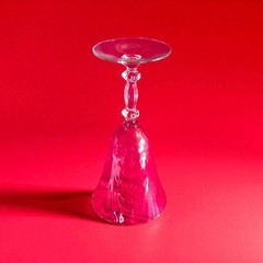 Cambridge Clear Crystal Wine Goblet in the Caprice Pattern Original Tag