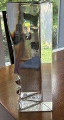 Large Baccarat Crystal Robert Rigot Glass Face Sculpture – Encounter Man 10+ in