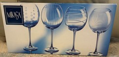 Mikasa Set of 4 Cheers Balloon Goblets 24.50 oz New In Box Never Used NIB