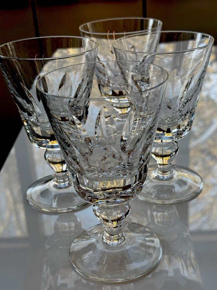 Saint-Louis – Continental Glasses in Crystal Model Jersey Set of 4