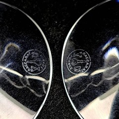 Baccarat Vega Clear Crystal Champagne Flute 8.9″ Height Set of 2 Used