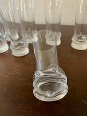 21 Sorcy Cristal Daum France Champagne Flutes, Each Price