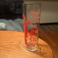 Happy MOTHER’S DAY GLASS ORCHIDS HAWAII ORIENTAL MOTIF ANCHOR HOCKING