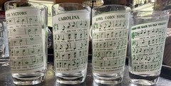 Vintage State Souvenir Glass Tumblers Hazel-Atlas