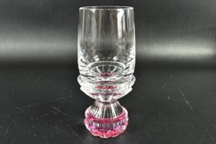 Baccarat Lencontre 2012 Variation Tumbler Glass used pink about 6.6in