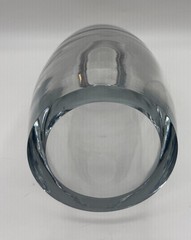 VTG Daum Crystal Vase Heavy Thick Large