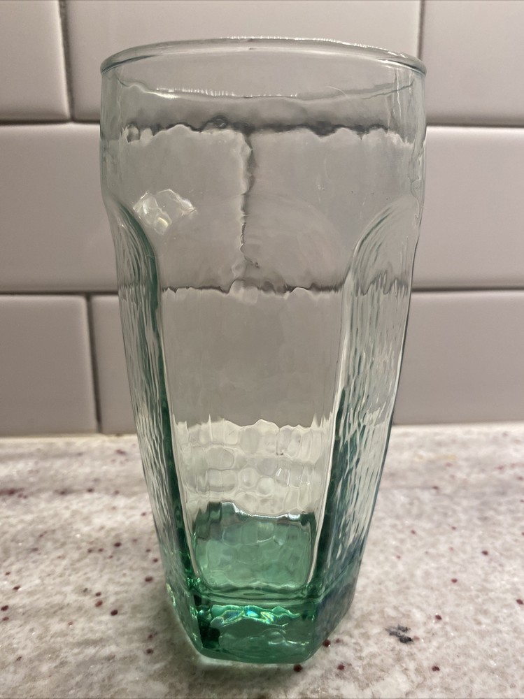 Libbey Chivalry Green Flat Cooler 6 1/4″ Water Glass Tumbler