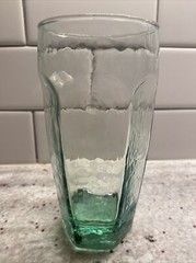 Libbey Chivalry Green Flat Cooler 6 1/4″ Water Glass Tumbler
