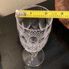 Waterford Colleen 6″ Fluted Champagne Glass Gothic Mark Ireland Multiple Avail.