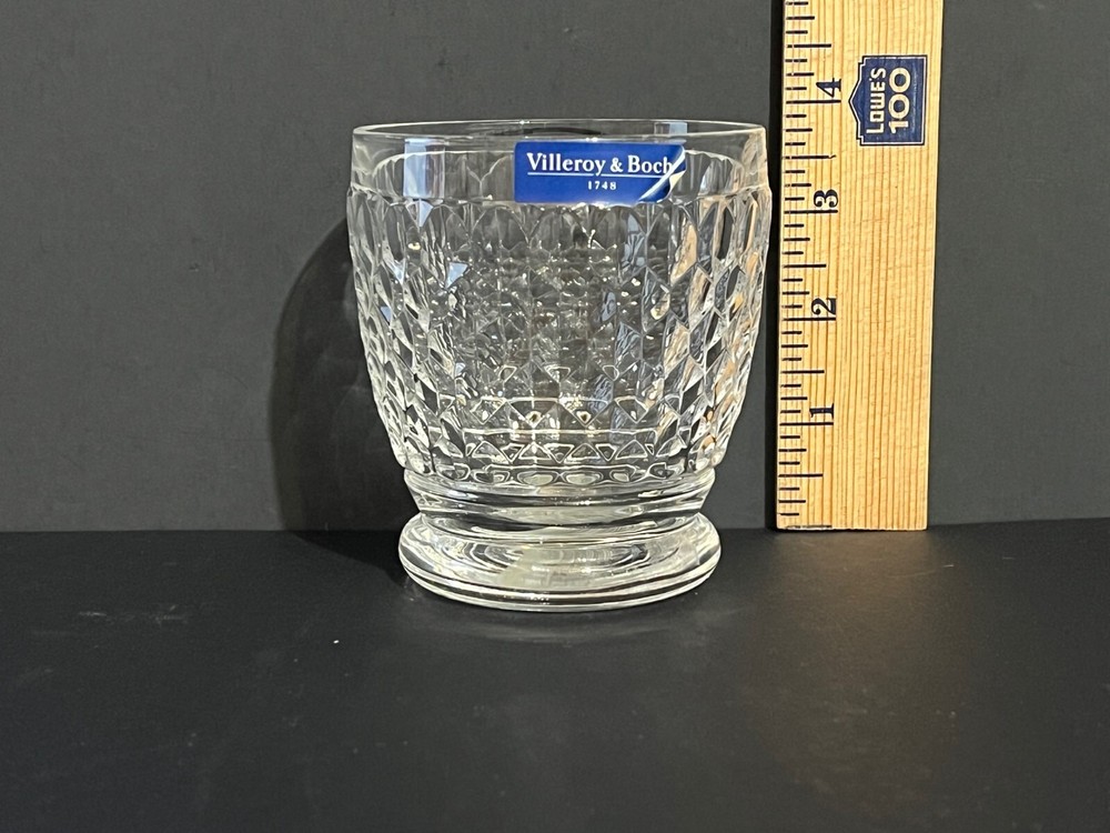 1 Villeroy & Boch Boston Clear Old Fashioned Glass- Germany- New with tags