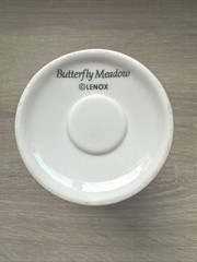 Lenox Butterfly Meadow Ceramic 10 Ounce Thermal Travel Mug No Lid Pre-owned