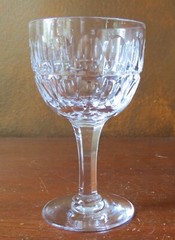 Stuart Clifton Park Signed Cut Crystal 4 ½” Claret Wine Goblet(s)