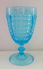 Adams EAPG Thousand Eye Turquoise Blue Sensation #160 Water Goblet USA 1874