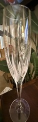 Mikasa (4)FLAME D’AMORE Champagne Flute Crystal 10.75″ MINT More Available