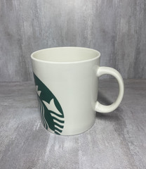 Starbucks Logo Mug White Green 28oz Large Coffee Cup Ceramic Microwave Safe Rare
