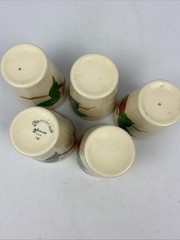 Franciscan Apple Blossom 6 oz Juice Tumblers RARE (set of 5) Nice!