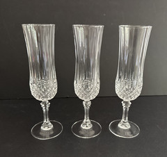 Belmont by St George 8 1/8″ Champagne Flute Glass Set of 3
