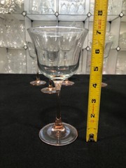Americana Rose by Cristal D’Arques-Durrand – 10pcs of Vintage Crystal