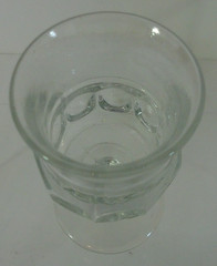 Vtg Set of 4 Art Deco Clear Glass Cordial Sherry Port 2 Oz Glasses