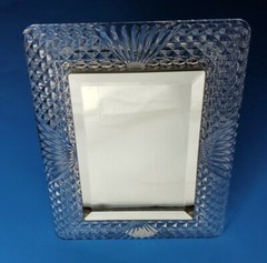 Beautiful Vintage Shannon 24% Lead Crystal Framed Vanity Mirror (B3)
