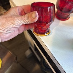 anchor hocking georgian Honeycomb Tumblers 4 Inch Set Of 6, Multi Colors