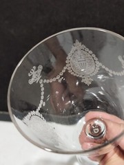 (1) MORGANTOWN CRYSTAL ADAM ETCH 730 STEM WATER GOBLET 6 1/8″ REPLACEMENT
