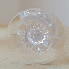 Lenox Debut Crystal Feather Cut 7×3/4 Wine Glasses Set Of 4 New