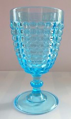 Adams EAPG Thousand Eye Turquoise Blue Sensation #160 Water Goblet USA 1874