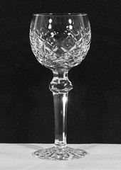 Waterford Powerscourt Wine Hock 7 1/2″ Tall 2 3/4″ Diameter at Rim Holds 6 oz