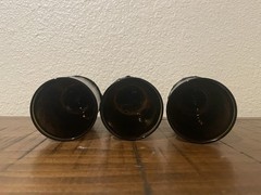 Vintage Tiffin Franciscan Madeira Water Goblets *Set of 3” Brown