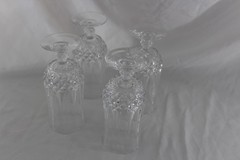 4 Cristal d’Arques France “LONGCHAMP” 11.75oz Iced Tea Goblets