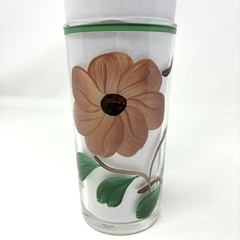 Blue Ridge Southern Pottery Glassware Tumbler Ridge Daisy Pattern Federal Glass