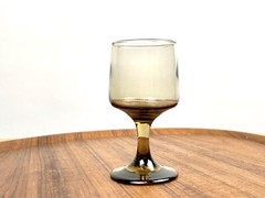 Vintage MCM Tawny Smoke Brown Stemware | 6oz | Selling Individually