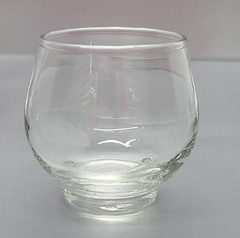Libbey Tempo Clear Plain Bowl Cocktail Glass Tumbler 4 oz (Set of 8) Excellent