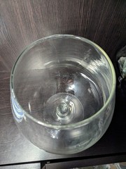 XXL Clear Glass Brandy Snifter Stemmed Round 9 in One-Piece