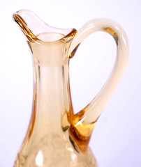 Fostoria Glass Versailles Topaz Amber Cruet NO Stopper